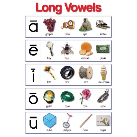 Teacher Created Resources Long Vowels Pocket Chart Cards Ac9