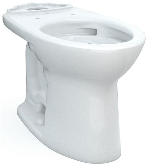 Toto Drake Elongated Universal Height Tornado Flush Toilet Bowl With
