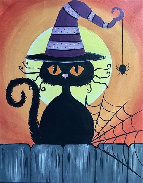 Pin By Marisa On Halloween Halloween Canvas Halloween Canvas