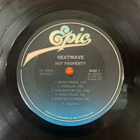 Heatwave Hot Property 1979 Vintage Vinyl Record Lp Etsy