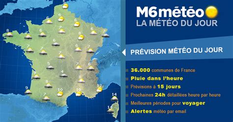 Alertes météo en France aujourd'hui - M6 météo