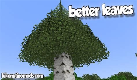 Better Leaves TexturePack Para Minecraft 1 18 2 1 17 1 Y 1 16 5