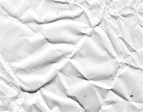 White Creased Paper Texture Background