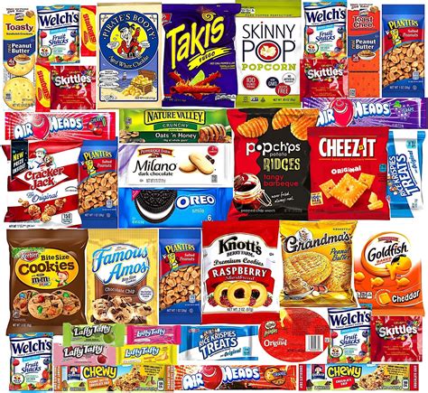 Christmas Healthy Snacks Care Package Snack Box Grab And Go Variety Pack 30 Count