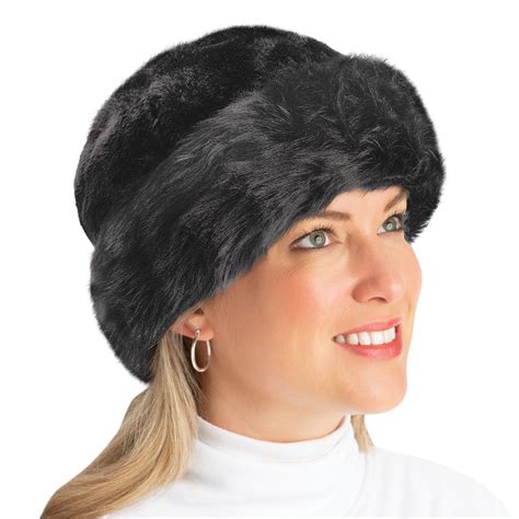 Plush Faux Fur Winter Hat Collections Etc