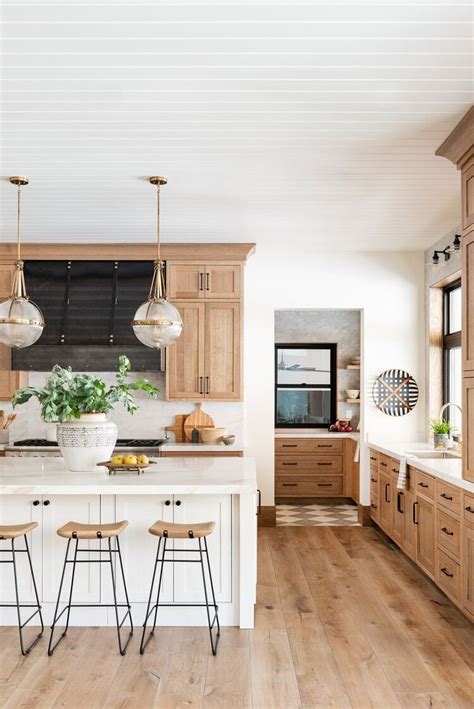 Our Favorite Natural Wood Kitchens Studio Mcgee Latest Kitchen
