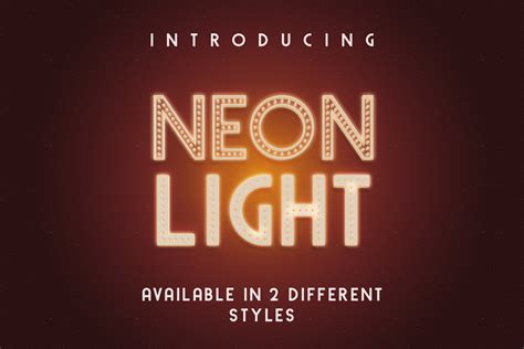 Download Neon Lights Free Font Photoshop Roadmap