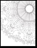 Vector collection in oriental chinese, japanese, korean style. Image result for sun and moon mandala coloring pages ...