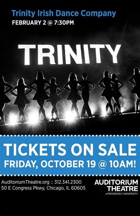 Trinity Irish Dance Company At Chicagos Historic Auditorium Theatre