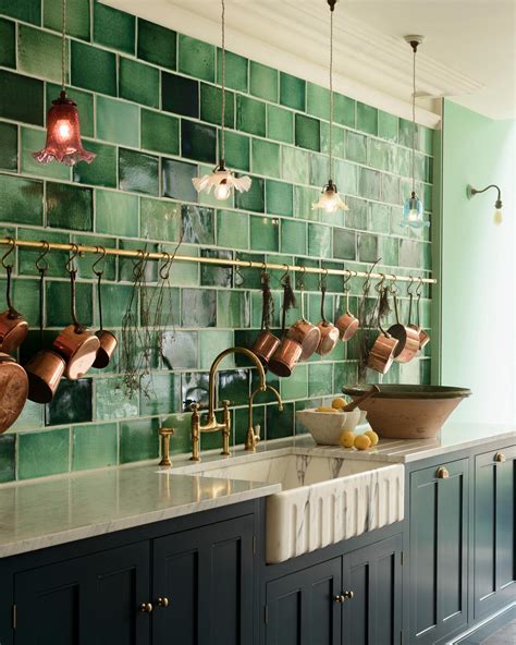 Emerald Green London Tiles Devol Kitchens