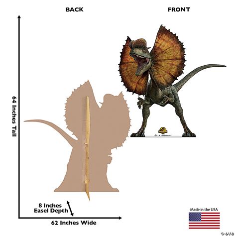 Jurassic World 3 Dominion™ Dilophosaurus Cardboard Stand Up Oriental