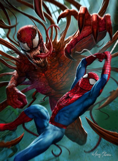 Carnage Vs Spider Man Marc Sasso Marvel Spiderman Spider Carnage