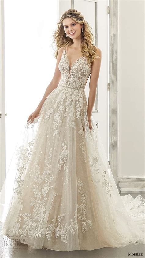 Planning to attend a garden wedding? Morilee by Madeline Gardner Spring 2021 Wedding Dresses ...