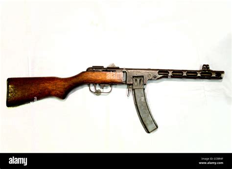 PPSH 41 Russian 7 62mm 1941 Submachine Gun Stock Photo Alamy