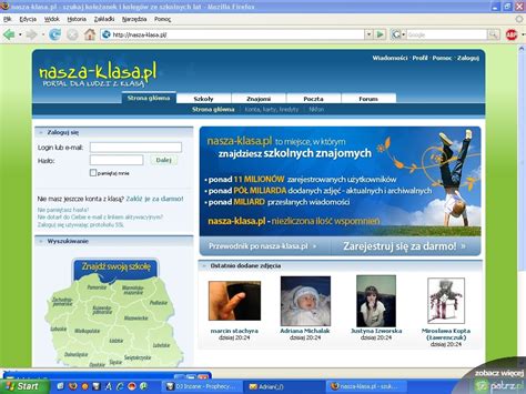 We would like to show you a description here but the site won't allow us. Nasza Klasa Strona główna :D - patrz.pl