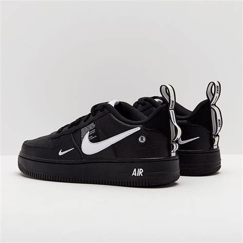 Nike Kids Air Force 1 Lv8 Utility Black Boys Shoes Retro Running