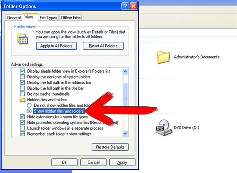 How To Un Hide Folders And Files On Xp 6 Steps With Pictures
