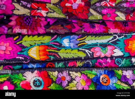 Traditional Mayan Textiles Stock Photo Alamy