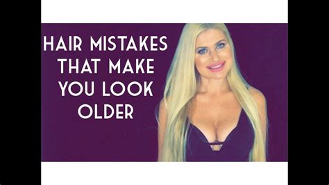 She had peppery hair but there was something about her that exuded youth and energy. 3 HAIR MISTAKES THAT MAKE YOU LOOK OLDER | MARA MARIE ...