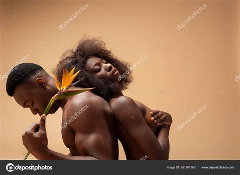 Fotos De Afroamericano Hermosa Beige Hombre Flor Imagen De Haydmitriy