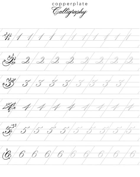 Copperplate Calligraphy Practice Sheets Digital Worksheets Etsy Australia