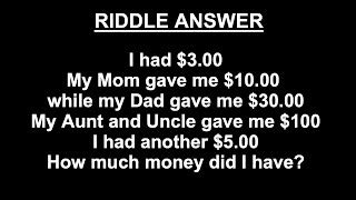 We both like playing football and listening to rock music. Where Are My Smart Friends?? I Had $3.00. My Mom Gave $10.00. My Dad Gave $30.00. My Aunt And ...
