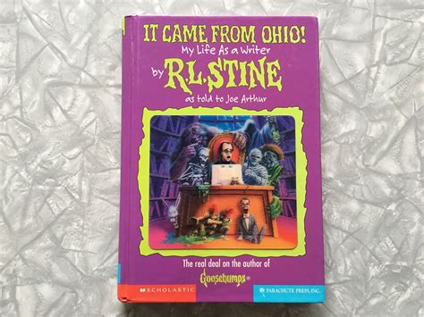 1997 It Came From Ohio My Life As A Writer By R L Stine Hardcover W Holograph By