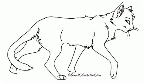 Warrior Cat Coloring Pages To Print Coloring Home