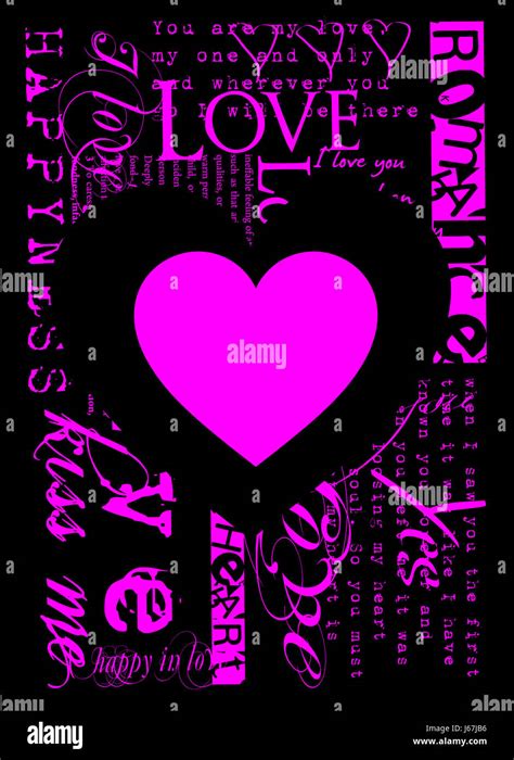 Art Text Romance Love In Love Fell In Love Heart Pictogram Symbol