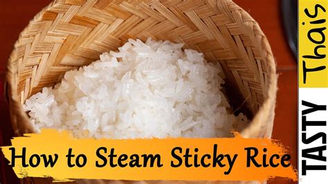 How To Steam Sticky Rice In A Saucepan Or Cheap Regular Steamer Youtube