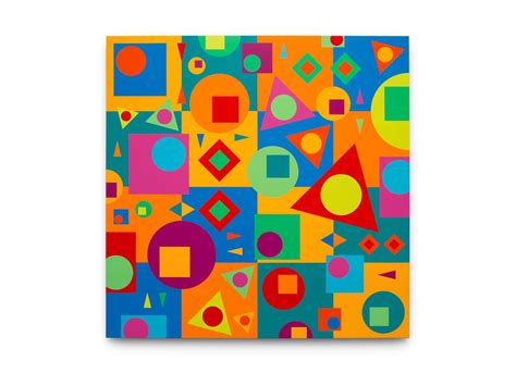 Franklin Jonas Geostructure X Abstract Colors Geometric Primary