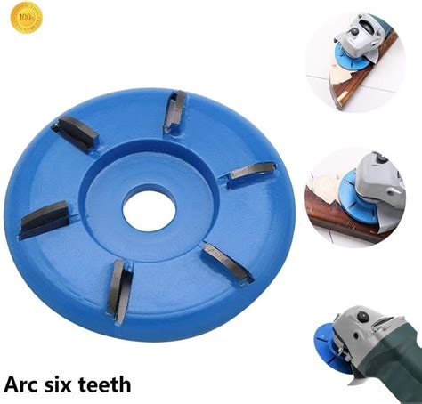 Six Teeth Power Wood Carving Disc Tool Milling Cutter Woodworking