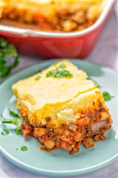 I decided to try this one. Chickpea Lentil Shepherd's Pie - Contentedness Cooking
