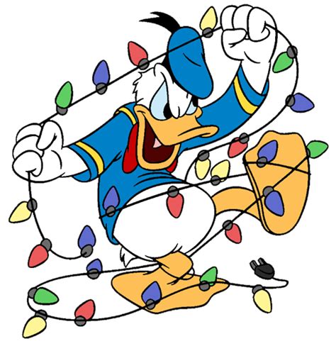 Merry Christmas Donald Duck Clip Art Library