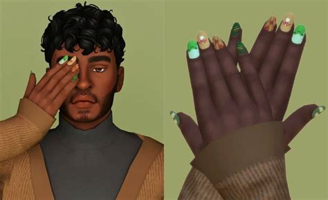 33 Sims 4 Nails Cc French Tips Coffin And Stiletto Shapes We Want Mods
