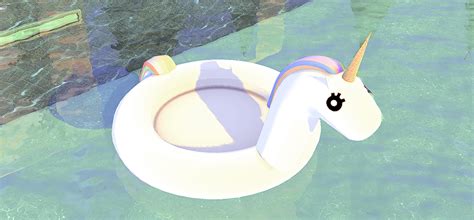 Unicorn Pool Inflatable Sims Baby Sims 4 Toddler Sims 4 Game