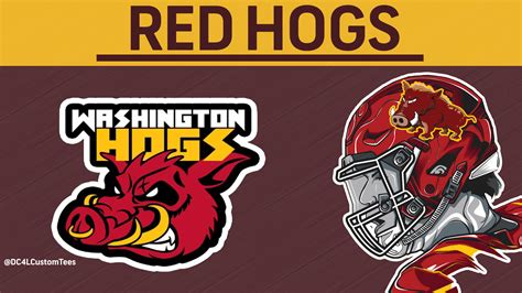 All team and league information, sports logos, sports uniforms and names contained within this site are properties of their respective leagues, teams, ownership groups and/or organizations. Making a case for Red Hogs as Washington Football Team's ...