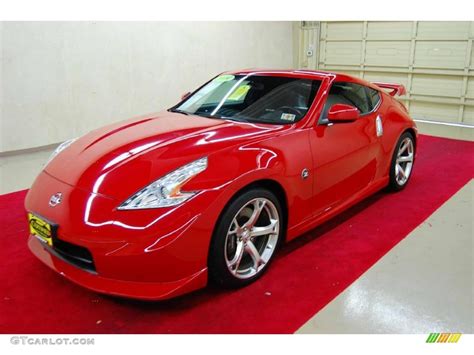 Solid Red 2009 Nissan 370z Nismo Coupe Exterior Photo 44003067