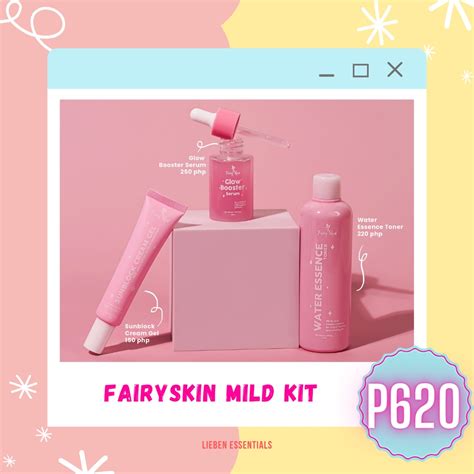 Onhand Fairy Skin Mild Kit Glow Booster Serum Water Essence Toner