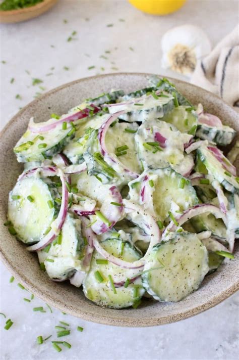 Creamy Cucumber Yogurt Salad Recipe • Ciao Florentina