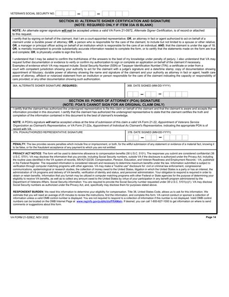 Va Form 21 526ez Download Fillable Pdf Or Fill Online Veterans