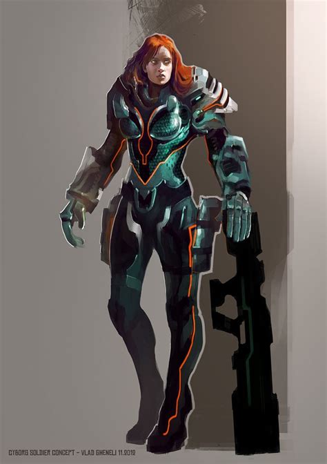 Cyborg Soldier Concept By Vladgheneli On Deviantart Cyborgs Soldier