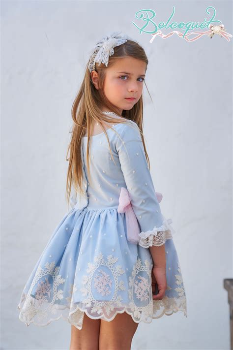 Vestido De Niña De Vuelo Para Ceremonia Arras Y Fiesta