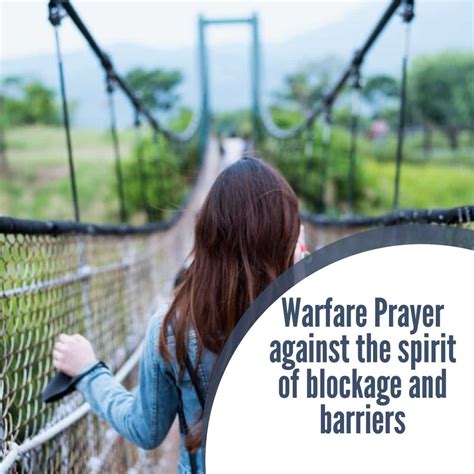 Prayer Against The Spirit Of Blockage And Barriers Christianstt