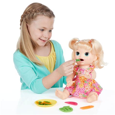 Buy Baby Alive Super Snacks Snackin Sara Blond Doll For Girls Online