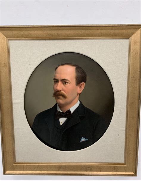 American Oil On Canvas Portrait Of A Gentleman Circa 1890 For Sale At