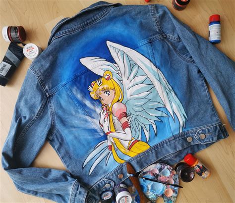 Sailor Moon Denim Jacket Boyfriend Fit Au12 Agrohortipbacid