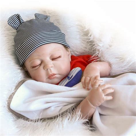 23 Reborn Baby Boy Doll Realistic Handmade Full Body Silicone Lifelike