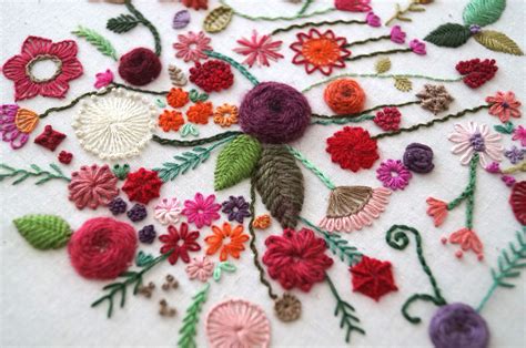 Flores Bordadas Embroidery Stitches Embroidery Flowers Hand