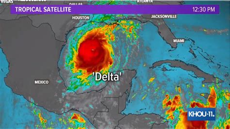 Hurricane Delta Track Update Louisiana Landfall Expected Friday
